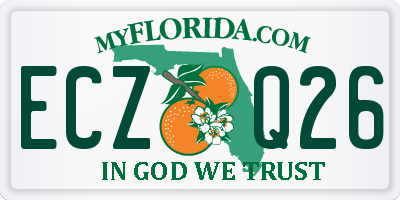 FL license plate ECZQ26