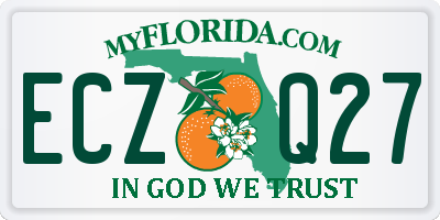 FL license plate ECZQ27
