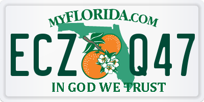 FL license plate ECZQ47