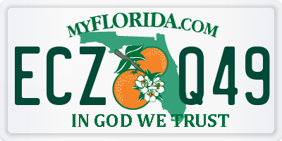 FL license plate ECZQ49