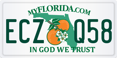 FL license plate ECZQ58