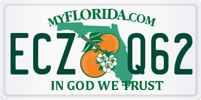 FL license plate ECZQ62