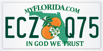 FL license plate ECZQ75