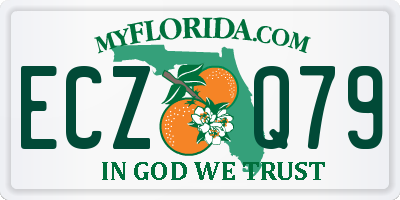 FL license plate ECZQ79