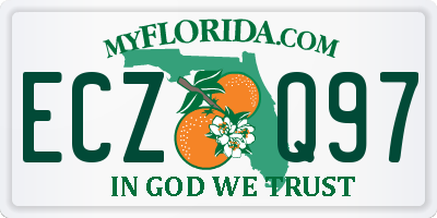 FL license plate ECZQ97