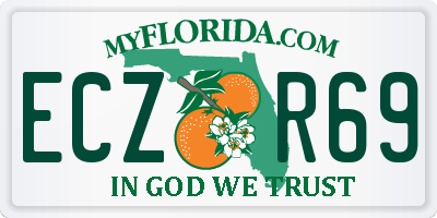 FL license plate ECZR69