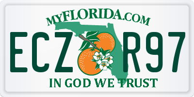 FL license plate ECZR97
