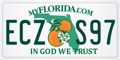 FL license plate ECZS97