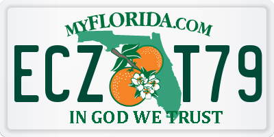 FL license plate ECZT79