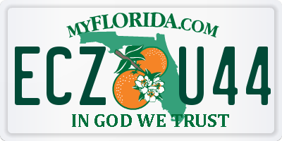 FL license plate ECZU44