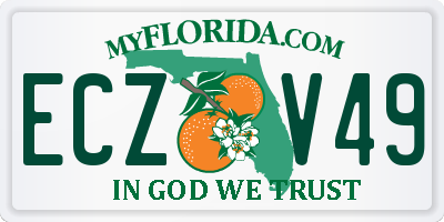 FL license plate ECZV49