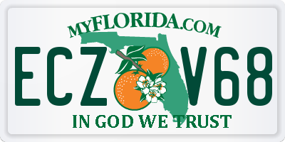 FL license plate ECZV68
