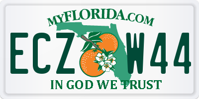 FL license plate ECZW44