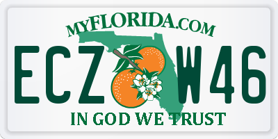 FL license plate ECZW46