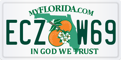 FL license plate ECZW69