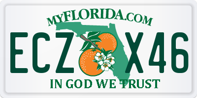FL license plate ECZX46