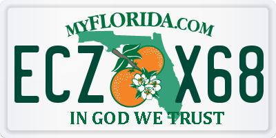 FL license plate ECZX68
