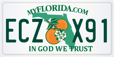 FL license plate ECZX91
