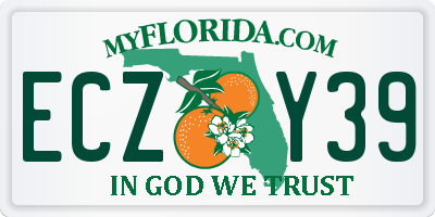 FL license plate ECZY39