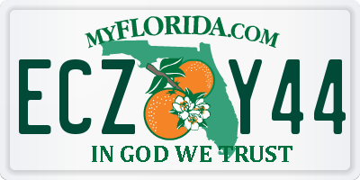 FL license plate ECZY44