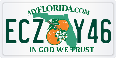 FL license plate ECZY46