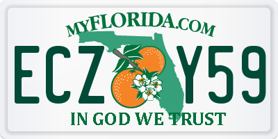 FL license plate ECZY59