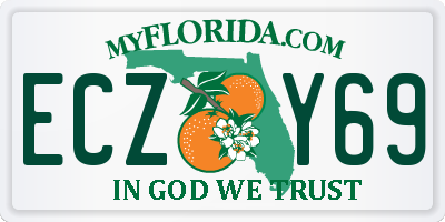 FL license plate ECZY69