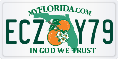 FL license plate ECZY79