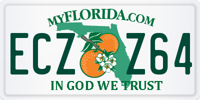 FL license plate ECZZ64