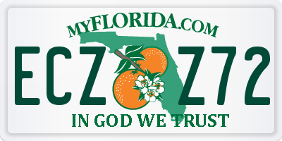 FL license plate ECZZ72