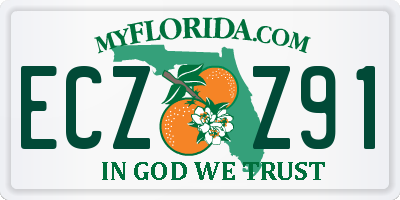 FL license plate ECZZ91