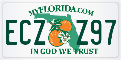 FL license plate ECZZ97