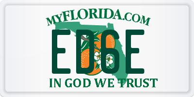 FL license plate ED6E