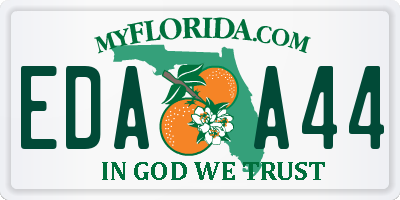 FL license plate EDAA44