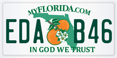 FL license plate EDAB46