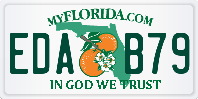 FL license plate EDAB79