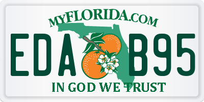 FL license plate EDAB95