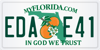 FL license plate EDAE41