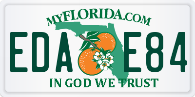 FL license plate EDAE84