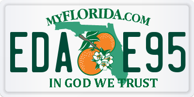 FL license plate EDAE95