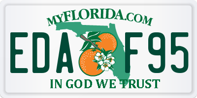 FL license plate EDAF95