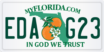 FL license plate EDAG23