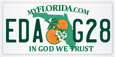 FL license plate EDAG28