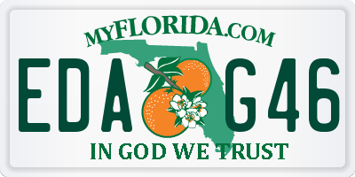 FL license plate EDAG46