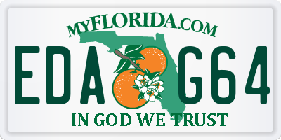 FL license plate EDAG64