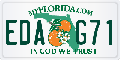 FL license plate EDAG71