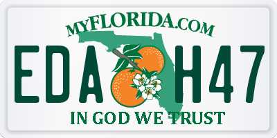 FL license plate EDAH47