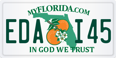 FL license plate EDAI45