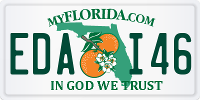 FL license plate EDAI46