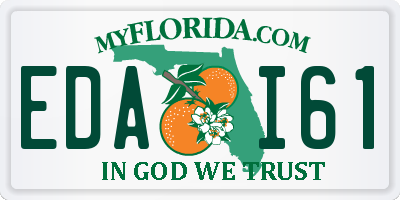 FL license plate EDAI61